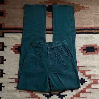 Vintage Forest Green Rockies 26 inch waist for Women