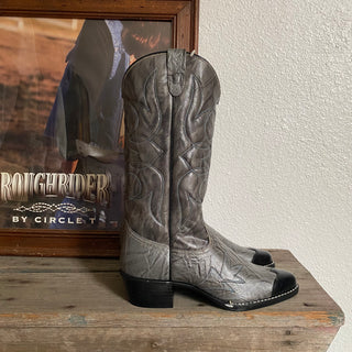 Grey Texas Cowboy Boots - Men’s 7 / Women’s 8.5 & Men’s 8 / Women’s 9.5