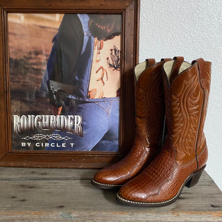Texas Exotic Pattern Cowboy Boots - Men’s 8.5 / Women’s 10