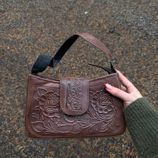Tooled Leather Cowgirl Purse