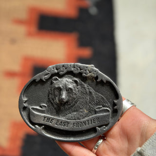 Vintage Alaska Belt Buckle for Men