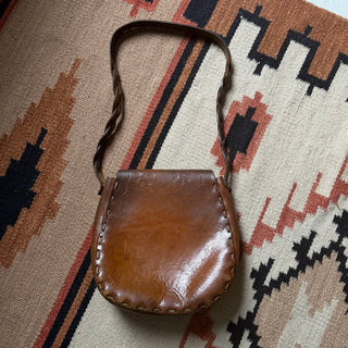 70s Tooled Leather Bag