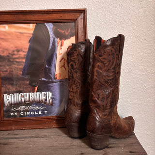 Vintage Dan Post Country Girl Cowboy Boots, Women’s 8