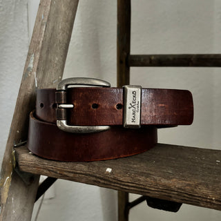 Brown Leather Belt - 35” - 38”