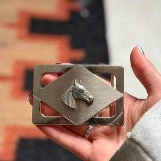 Vintage Horse Belt Buckle for Men