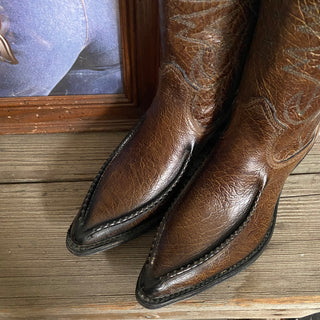 Moccasin Toe Texas Cowboy Boots - Women’s 9.5
