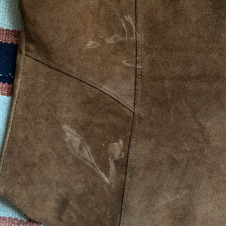 Vintage Pioneer Wear Leather Vest, XL for Women