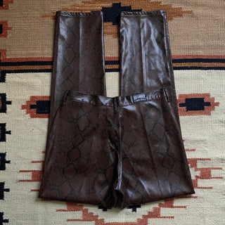 Vintage Rare Faux Snakeskin Roughriders 34 inch waist
