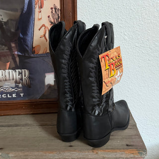 Matte Black Texas Cowboy Boots - Women’s 7