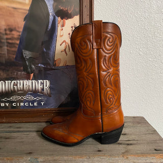 Texas Sunset Leather Cowboy Boots - Women’s 6.5 & 7
