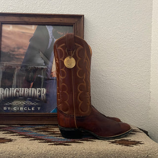 Brown Tony Lama Cowboy Boots - Women’s 5.5
