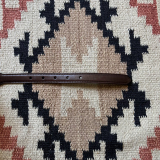 Brown Leather Concho Belt - 27” - 30”