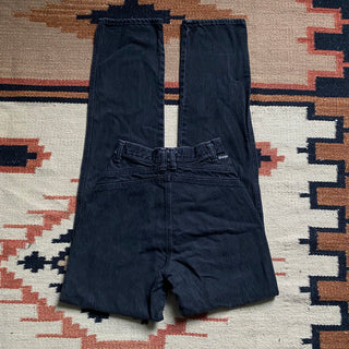 Vintage Black Silverlake Wranglers 24 inch waist