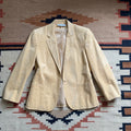 Faux Suede Blazer - Small