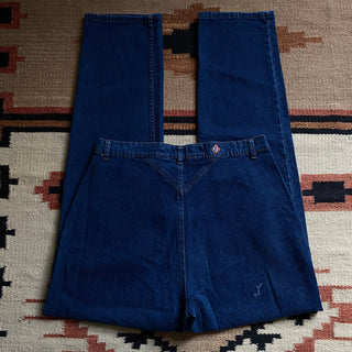 Vintage Blue Posted Jeans 34 inch waist for Women