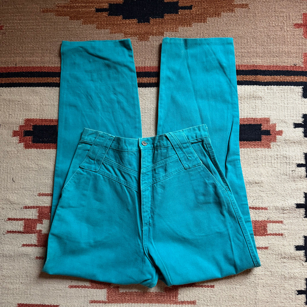Turquoise Wranglers 31”