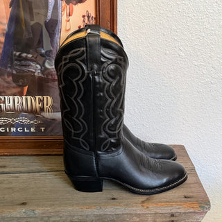 Black Texas Cowboy Boots - Men’s 8.5 / Women’s 10