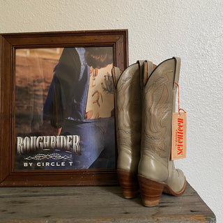 Grey Clouds Cowboy Boots - Women’s 6.5