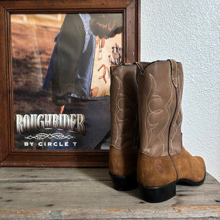 Brown Suede Cowboy Boots - Women’s 9