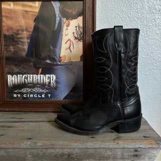 Black Texas Cowboy Boots - Men’s 8 / Women’s 9.5