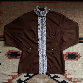 H bar C 70s Prairie Cowgirl Shirt, Small for Women