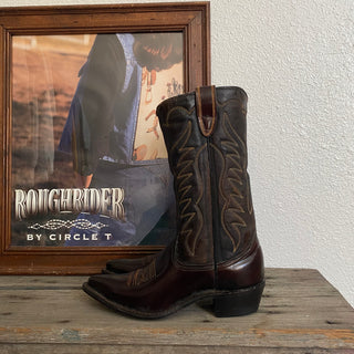 Dark Brown Texas Cowboy Boots - Women’s 6.5