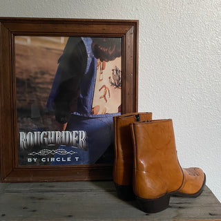 Marbled Texas Cowboy Boots - Men’s 10 / Women’s 11.5
