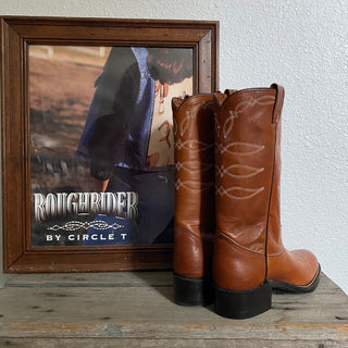 70s Brown Cowboy Boots - Women’s 8