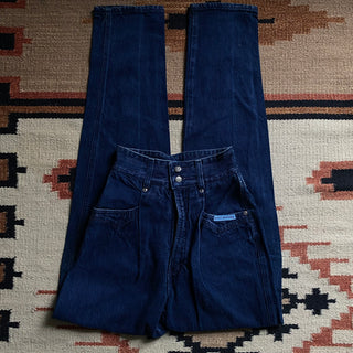Vintage Navy Blue Rockies 23 inch waist for Women
