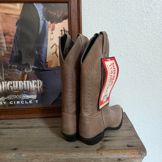 Grey / Brown Texas Cowboy Boots - Women’s 7
