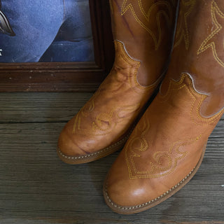 Marbled Texas Cowboy Boots - Women’s 6.5
