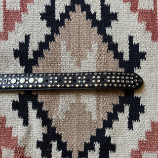 Bejeweled Leather Belt 31” - 34”