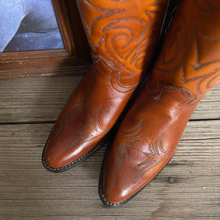 Texas Sunset Leather Cowboy Boots - Women’s 6.5 & 7