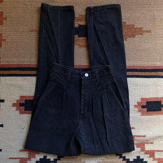 Vintage Black Silverlake Wranglers 24 inch waist for Women
