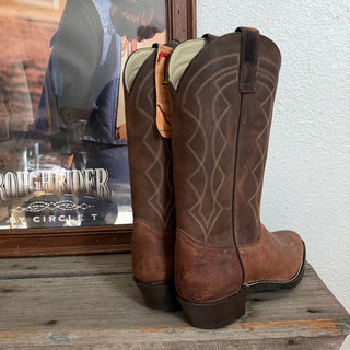 Brown Rodeo Texas Cowboy Boots - Men’s 9.5 D / Women’s 11
