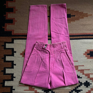 Vintage Hot Pink Silverlake Wranglers 24 inch waist for Women