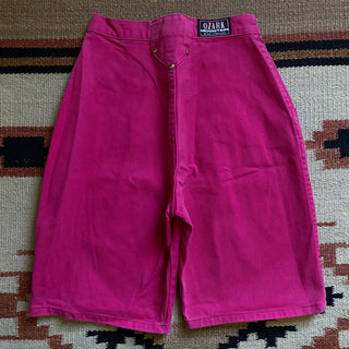 Pink Ozark Denim Shorts - 24”