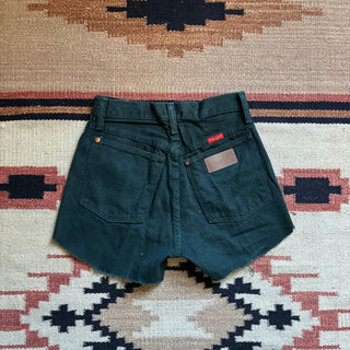 Green Wrangler Cutoffs - 25”