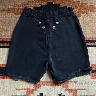 Vintage Black Lawman Shorts 24 inch waist for Women