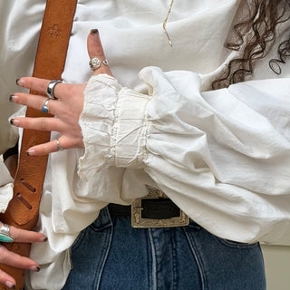 1950s Cowgirl Bull Belt, Small for Women