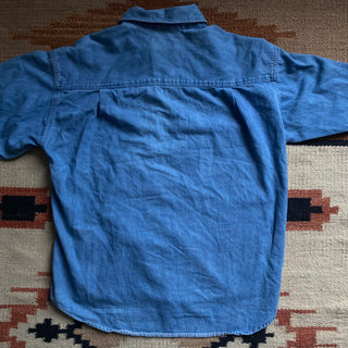 Vintage Embroidered Denim Shirt, Small for Women