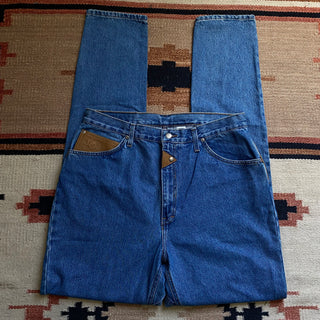 Pleather Rodeo Jeans 36”