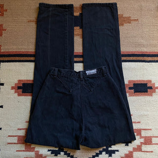Vintage Black Gunnison Rockies 26 inch waist for Women