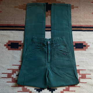 Vintage Forest Green Rockies Jeans 25 inch waist for Women