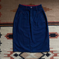 Navy Blue Wrangler Denim Skirt 25”