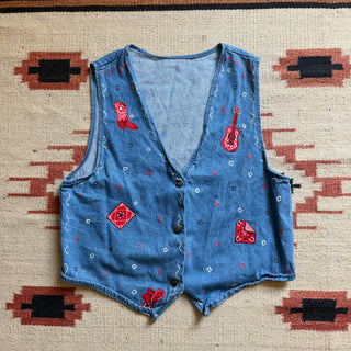 Patchwork Cowgirl Vest - Large