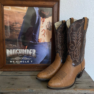 Brown Texas Cowboy Boots - Men’s 13