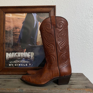 Texas Brown Cowboy Boots - Men’s 8.5 / Women’s 10