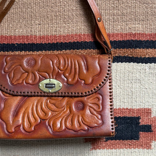 1950s Tooled Leather Cowgirl Purse