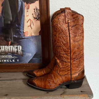 Tall Brown Texas Cowboy Boots - Women’s 6.5